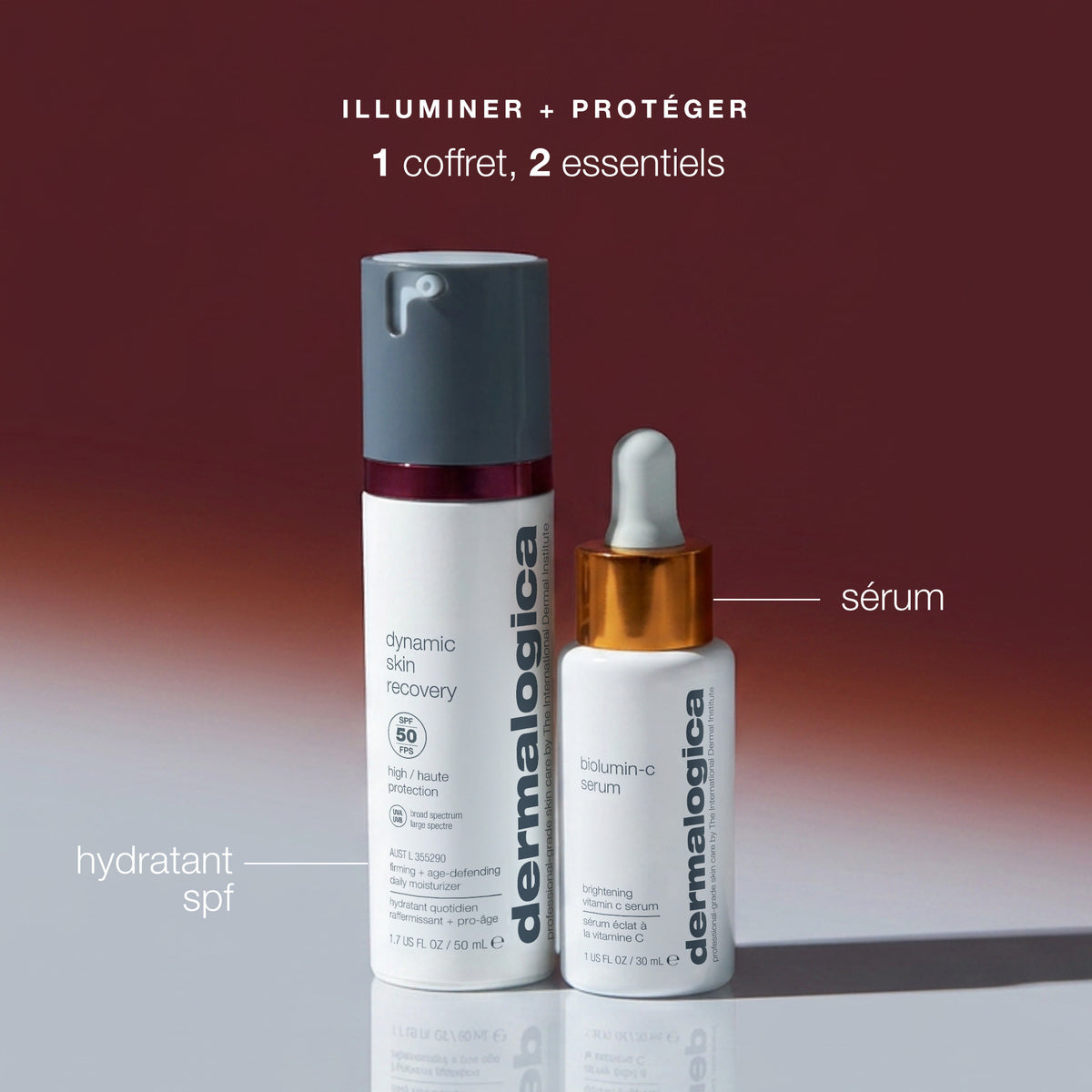 coffret get + keep your glow | duo éclat, fermeté & protection
